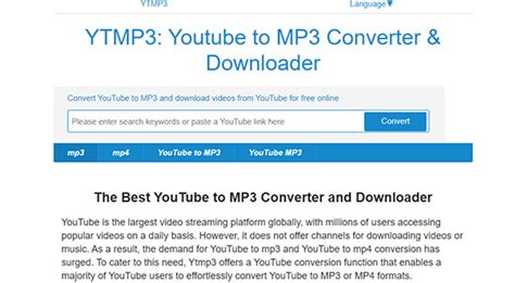 YTMP3: Fast, Secure YouTube to MP3 Converter Online